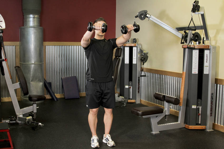 Alternating Deltoid Raise variant 2