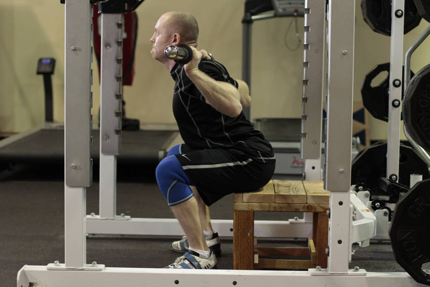 Box Squat variant 2