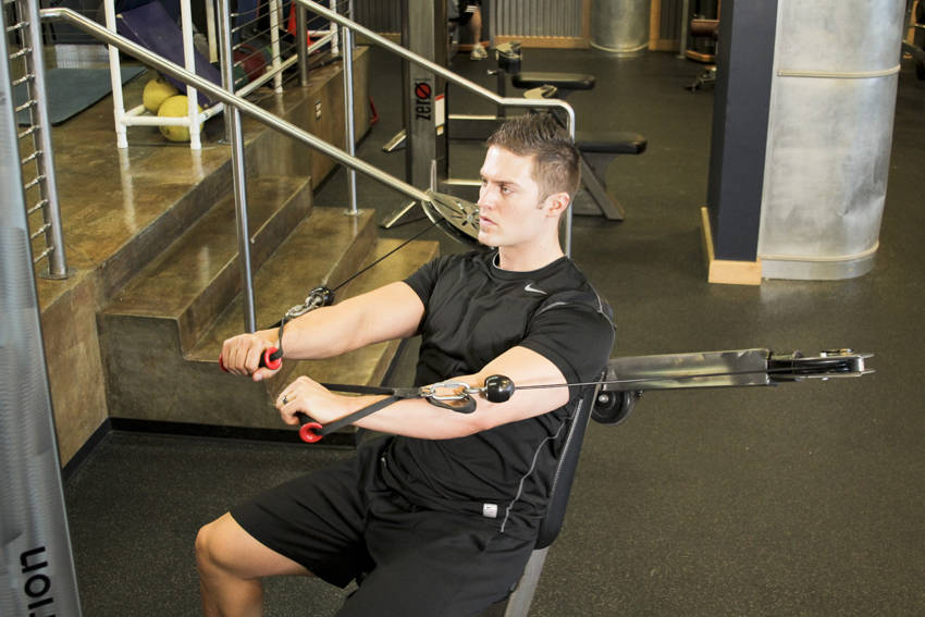 Cable Chest Press variant 2