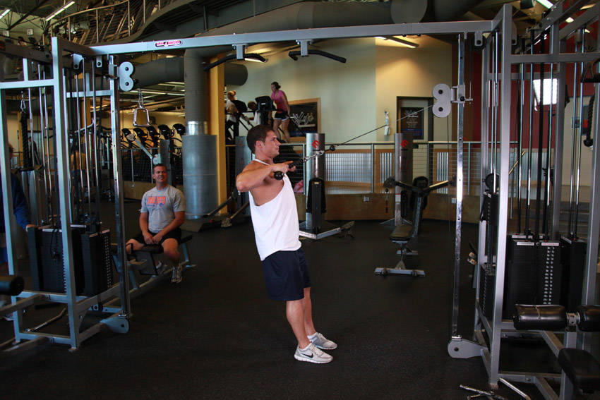 Cable Rope Rear-Delt Rows variant 2