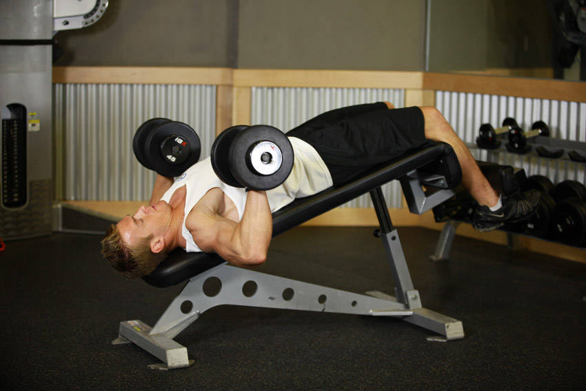 Decline Dumbbell Bench Press