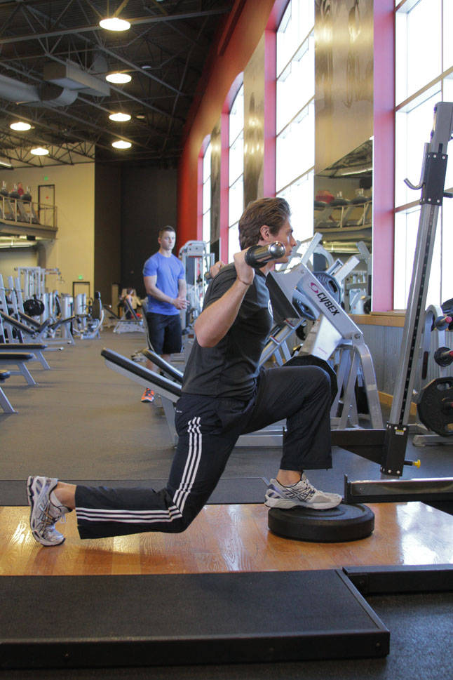 Elevated Back Lunge variant 2