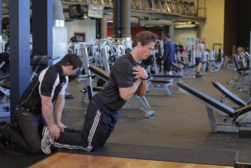 Floor Glute-Ham Raise variant 2