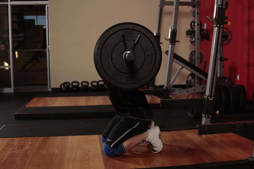 Kneeling Jump Squat variant 2