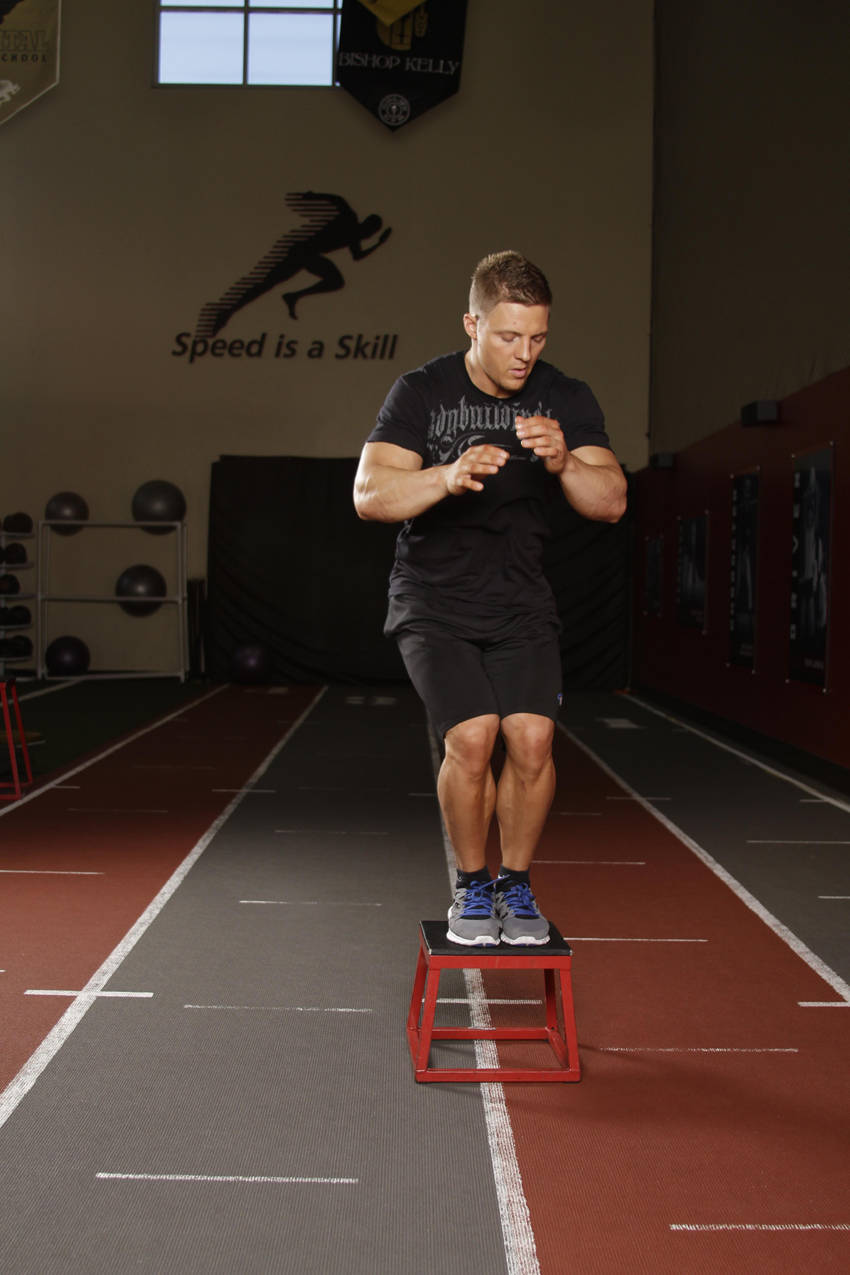 Lateral Box Jump variant 2