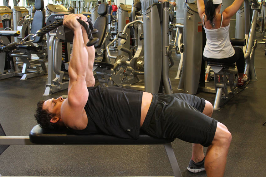 Low Cable Triceps Extension variant 2