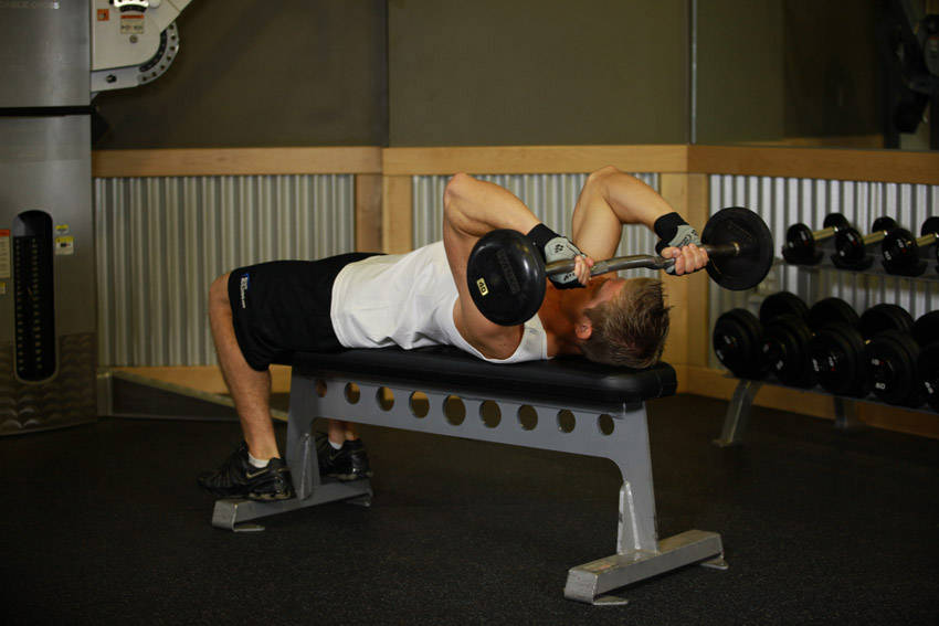 Lying Triceps Press variant 2