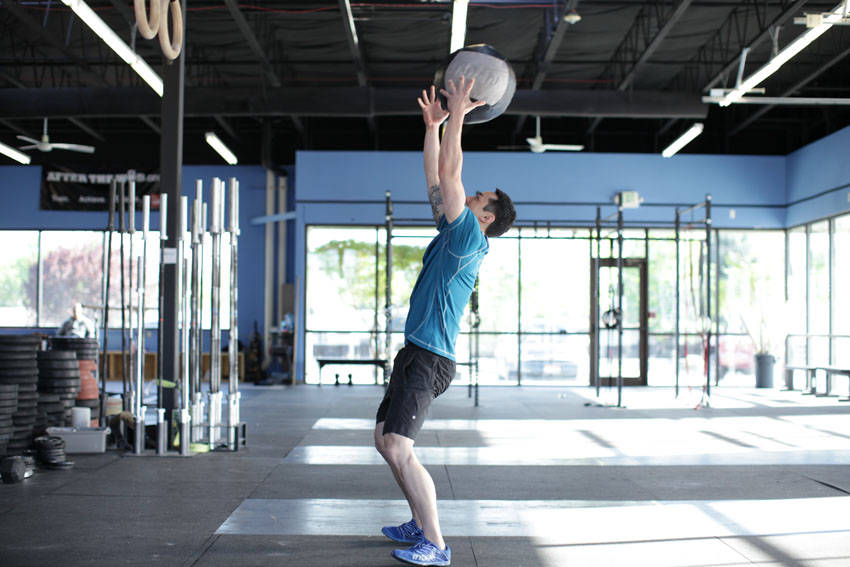Medicine Ball Scoop Throw variant 2