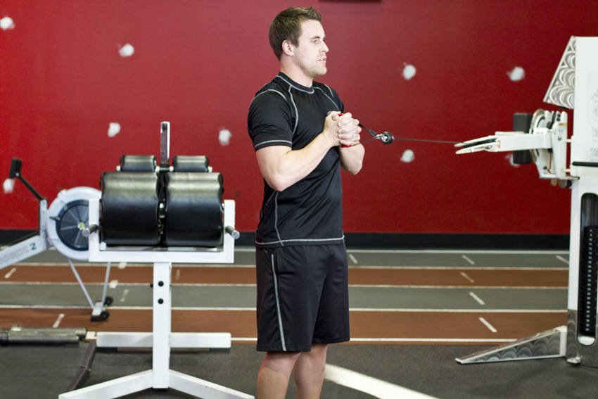 Pallof Press With Rotation