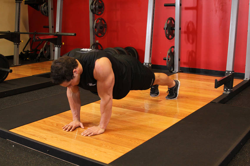 Pushups (Close and Wide Hand Positions) variant 2