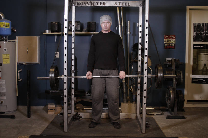 Reverse Band Deadlift variant 2