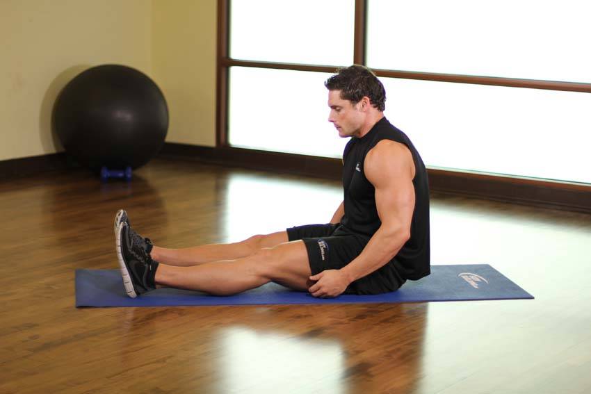 Seated Calf Stretch