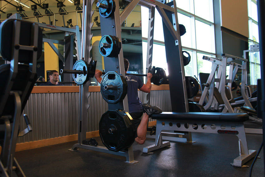 Smith Single-Leg Split Squat variant 2