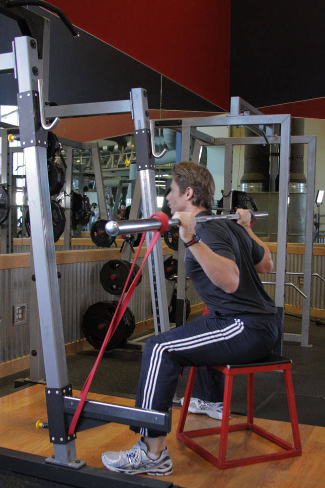 Speed Box Squat variant 2