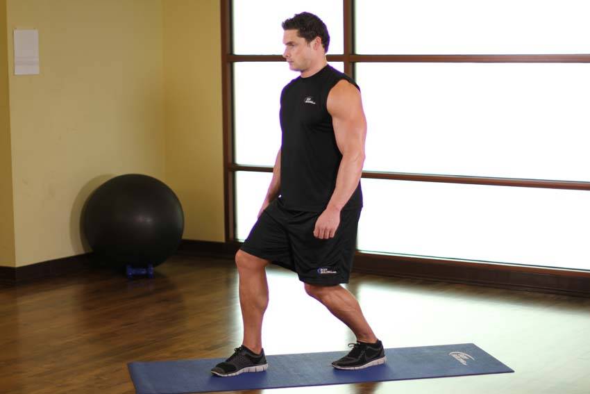 Standing Soleus And Achilles Stretch