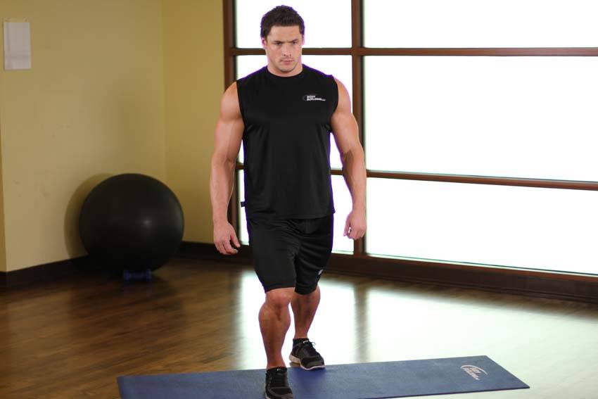 Standing Soleus And Achilles Stretch variant 2