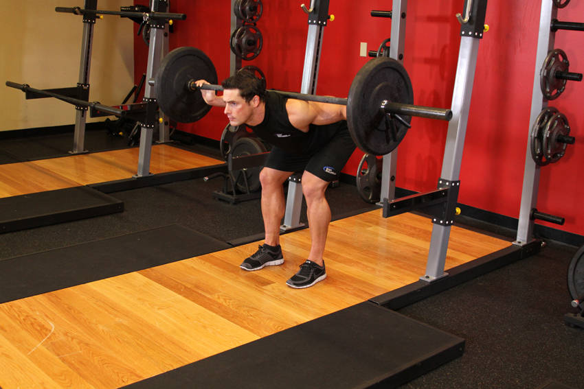 Stiff Leg Barbell Good Morning variant 2