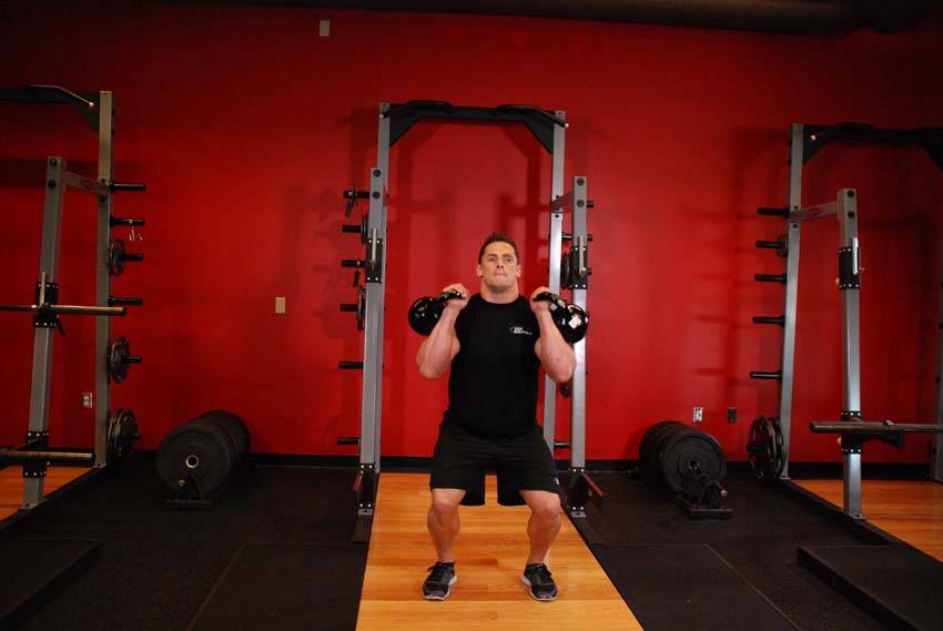 Two-Arm Kettlebell Jerk