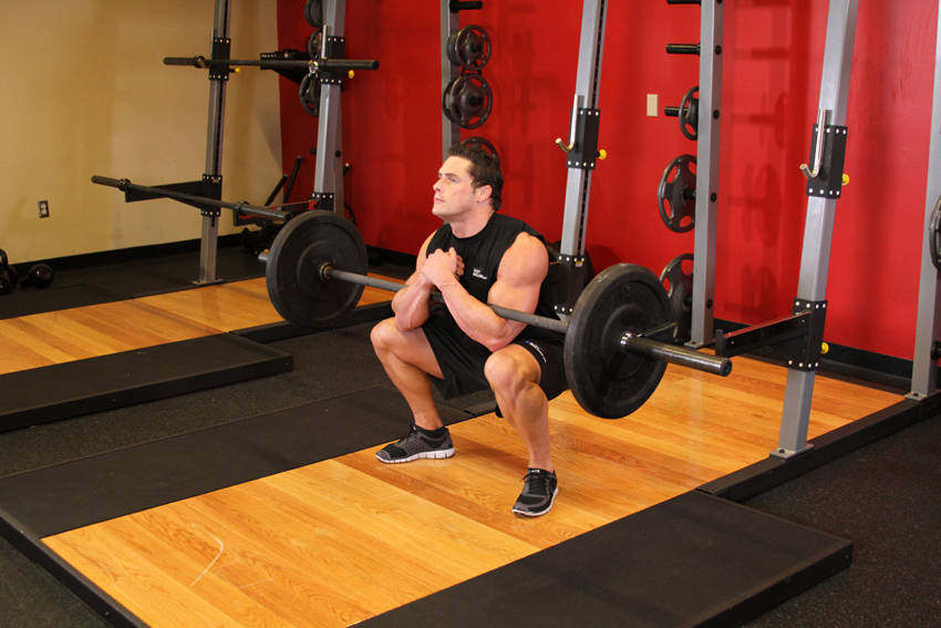 Zercher Squats variant 2